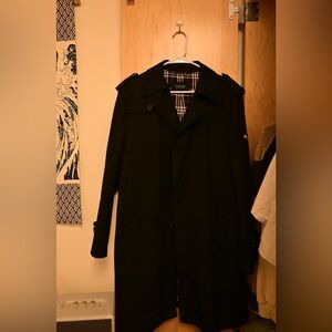 Burberry Black Classic Trench Coat